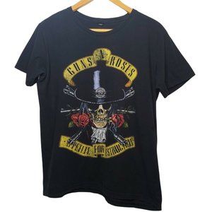 Guns N Roses Appetite For Destruction Men's XL T Shirt Black Bay Island Faded
